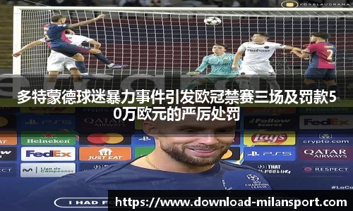 多特蒙德球迷暴力事件引发欧冠禁赛三场及罚款50万欧元的严厉处罚